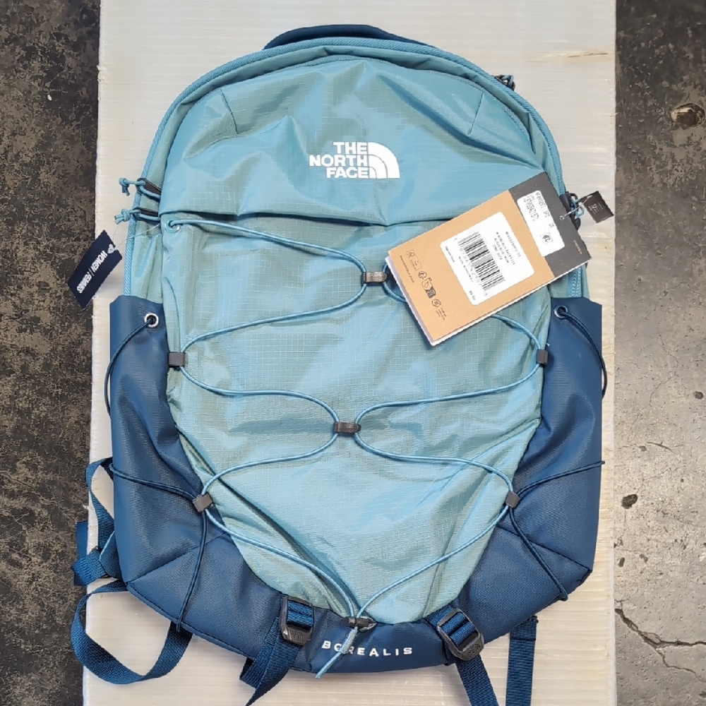 THE NORTH FACE Borealis Backpack/Bookbag Womens Algae Blue NEW